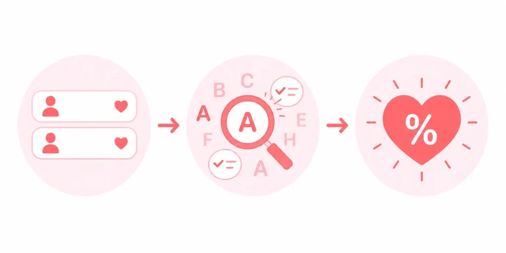 Are love calculators accurate — two names and a heart percentage on a screen